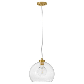Rumi LED Pendant in Lacquered Brass