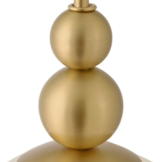 Opalite LED Pendant in Lacquered Brass