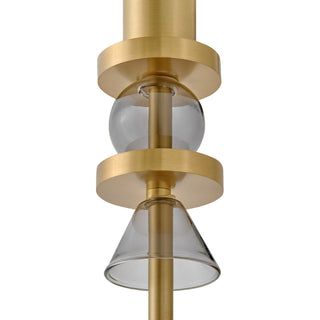 Prim LED Wall Sconce in Lacquered Brass
