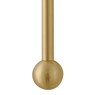 Prim LED Wall Sconce in Lacquered Brass