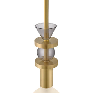 Prim LED Pendant in Lacquered Brass