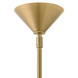 Prim LED Pendant in Lacquered Brass