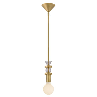 Lark - 83067LCB - LED Pendant - Prim - Lacquered Brass