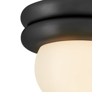Noa LED Convertible Flush Mount in Black