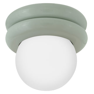 Noa LED Convertible Flush Mount in Seafoam