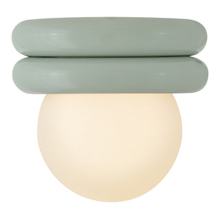 Noa LED Convertible Flush Mount in Seafoam