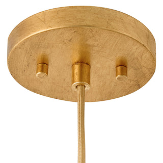 Honey LED Pendant in Distressed Brass