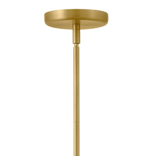 Effie LED Pendant in Lacquered Brass