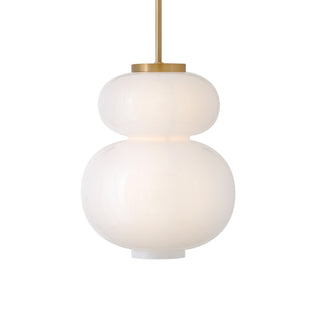 Nadia LED Pendant in Lacquered Brass