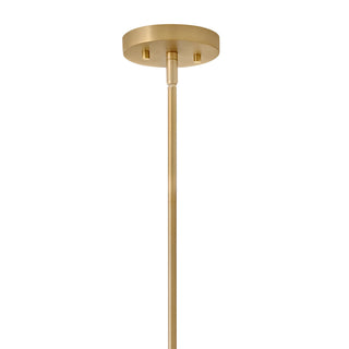 Nadia LED Pendant in Lacquered Brass