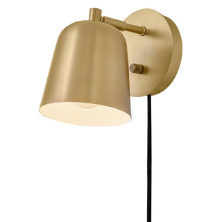 Jojo LED Wall Sconce in Lacquered Brass