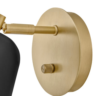 Jojo LED Wall Sconce in Lacquered Brass
