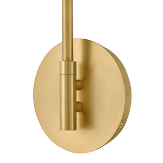 Ledger LED Wall Sconce in Lacquered Brass
