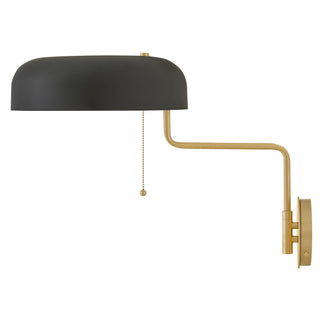 Ledger LED Wall Sconce in Lacquered Brass