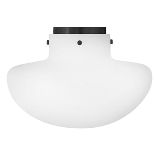 Molly LED Semi-Flush Mount in Black