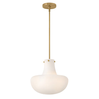 Molly LED Pendant in Lacquered Brass