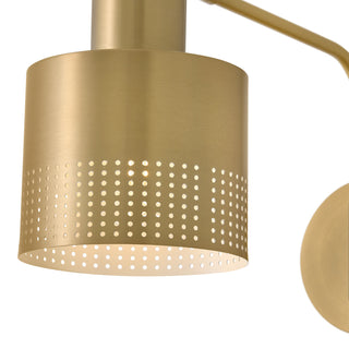 Casey LED Wall Sconce in Lacquered Brass
