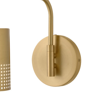 Casey LED Wall Sconce in Lacquered Brass
