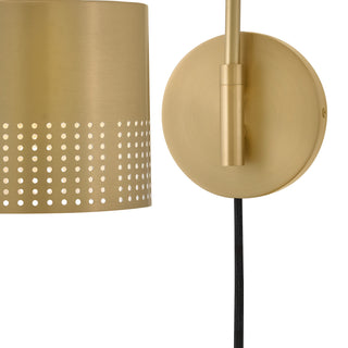 Casey LED Wall Sconce in Lacquered Brass