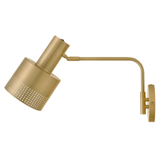 Casey LED Wall Sconce in Lacquered Brass