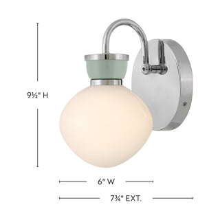 Lucy LED Wall Sconce in Chrome