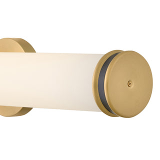 Ames LED Vanity in Lacquered Brass