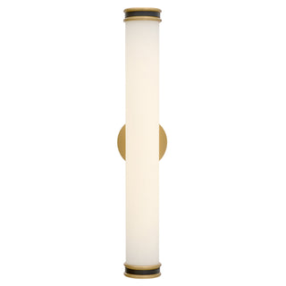 Ames LED Vanity in Lacquered Brass