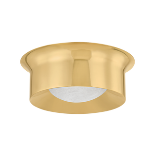 NOXON Flush Mount with Aged Brass Finish