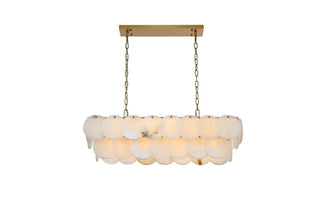 Elegant Lighting - 1010D36SG-11ST - 14 Light Chandelier - Charlotte - Satin Gold