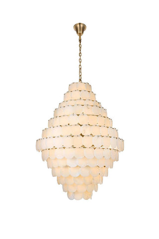 Elegant Lighting - 1010G48SG-11ST - 90 Light Chandelier - Charlotte - Satin Gold