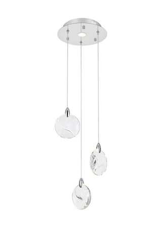 Elegant Lighting - 1012D12C-01CR - LED Pendant - Avery - Chrome