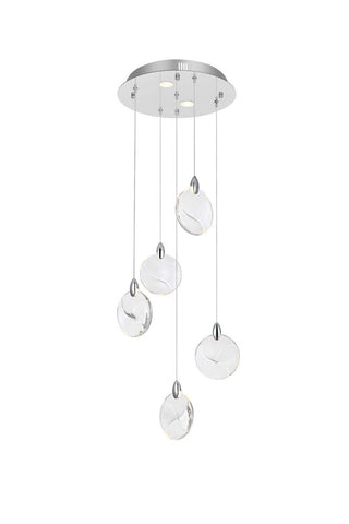 Elegant Lighting - 1012D16C-01CR - LED Pendant - Avery - Chrome