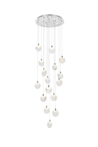 Elegant Lighting - 1012D28C-11ST - LED Pendant - Avery - Chrome