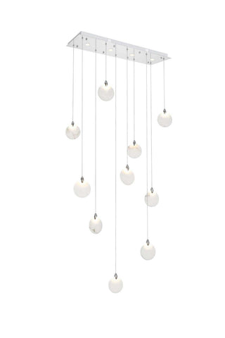 Elegant Lighting - 1012D42C-11ST - LED Pendant - Avery - Chrome
