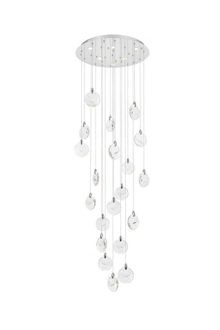 Elegant Lighting - 1012G32C-01CR - LED Chandelier - Avery - Chrome
