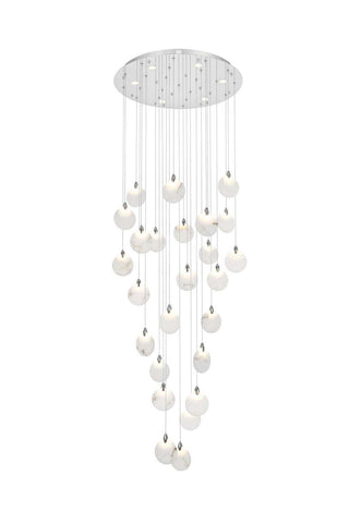 Elegant Lighting - 1012G36C-11ST - LED Chandelier - Avery - Chrome