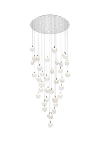 Elegant Lighting - 1012G48C-11ST - LED Chandelier - Avery - Chrome