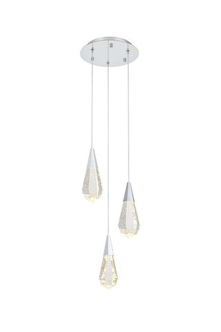 Elegant Lighting - 1013D12C-02CR - LED Pendant - Amora - Chrome