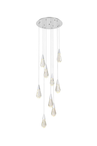 Elegant Lighting - 1013D20C-02CR - LED Pendant - Amora - Chrome
