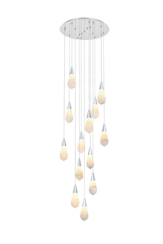 Elegant Lighting - 1013D24C-22ST - LED Pendant - Amora - Chrome
