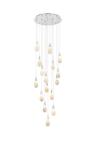 Elegant Lighting - 1013D28C-22ST - LED Pendant - Amora - Chrome