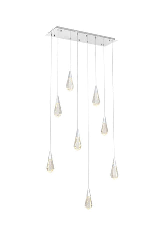 Elegant Lighting - 1013D36C-02CR - LED Pendant - Amora - Chrome