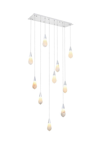 Elegant Lighting - 1013D42C-22ST - LED Pendant - Amora - Chrome