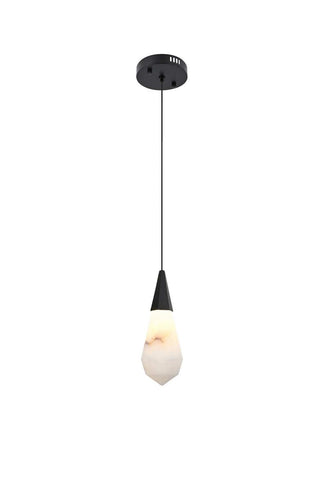 Elegant Lighting - 1013D5BK-22ST - LED Pendant - Amora - Black