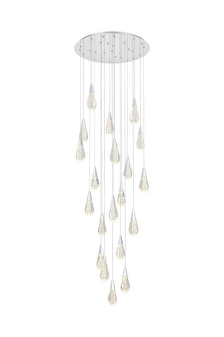 Elegant Lighting - 1013G32C-02CR - LED Chandelier - Amora - Chrome