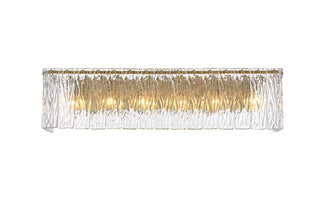 Elegant Lighting - 1015W30SG-03GL - Six Light Wall Sconce - Georgina - Satin Gold