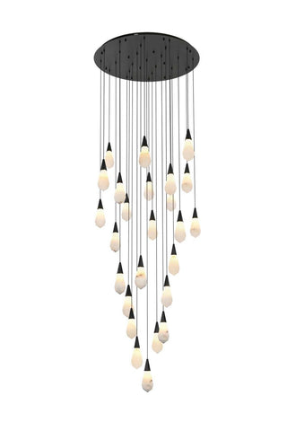 Elegant Lighting - 1013G36BK-22ST - LED Chandelier - Amora - Black
