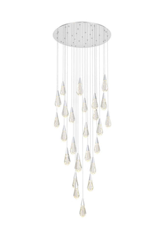 Elegant Lighting - 1013G36C-02CR - LED Chandelier - Amora - Chrome