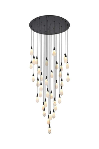 Elegant Lighting - 1013G48BK-22ST - LED Chandelier - Amora - Black