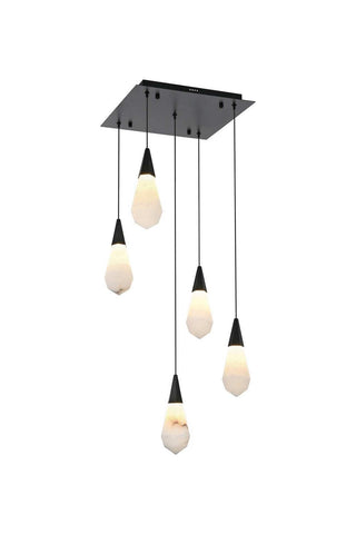 Elegant Lighting - 1013S16BK-22ST - LED Pendant - Amora - Black